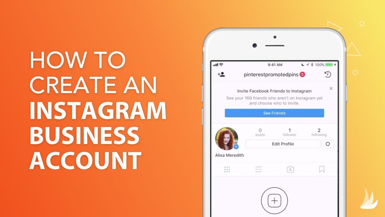 business account on Instagram
