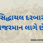 Siddhachal Darbar  – સિદ્ધાચલ દરબાર જાજરમાન લાગે છે..